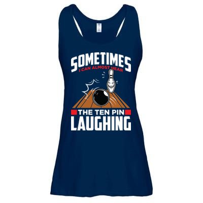 Hear The Ten Pin Laughing Funny Bowler & Bowling Ladies Essential Flowy Tank