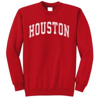 Houston Texas Tx Vintage Athletic Sports Design Sweatshirt