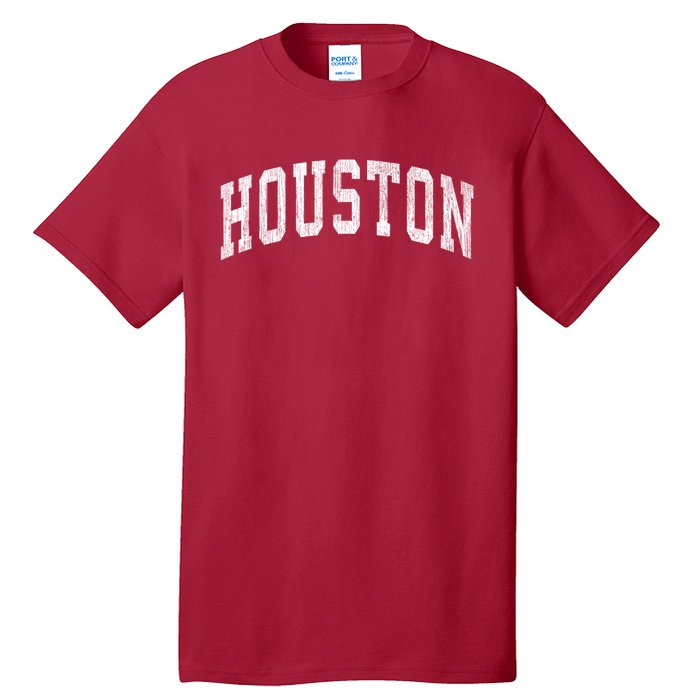 Houston Texas Tx Vintage Athletic Sports Design Tall T-Shirt