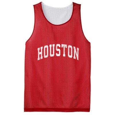 Houston Texas Tx Vintage Athletic Sports Design Mesh Reversible Basketball Jersey Tank