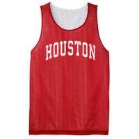 Houston Texas Tx Vintage Athletic Sports Design Mesh Reversible Basketball Jersey Tank