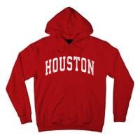 Houston Texas Tx Vintage Athletic Sports Design Tall Hoodie