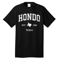 Hondo Texas Tx Vintage Athletic Tall T-Shirt