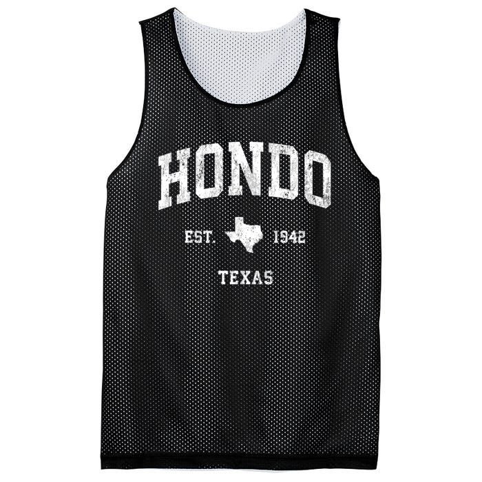 Hondo Texas Tx Vintage Athletic Mesh Reversible Basketball Jersey Tank