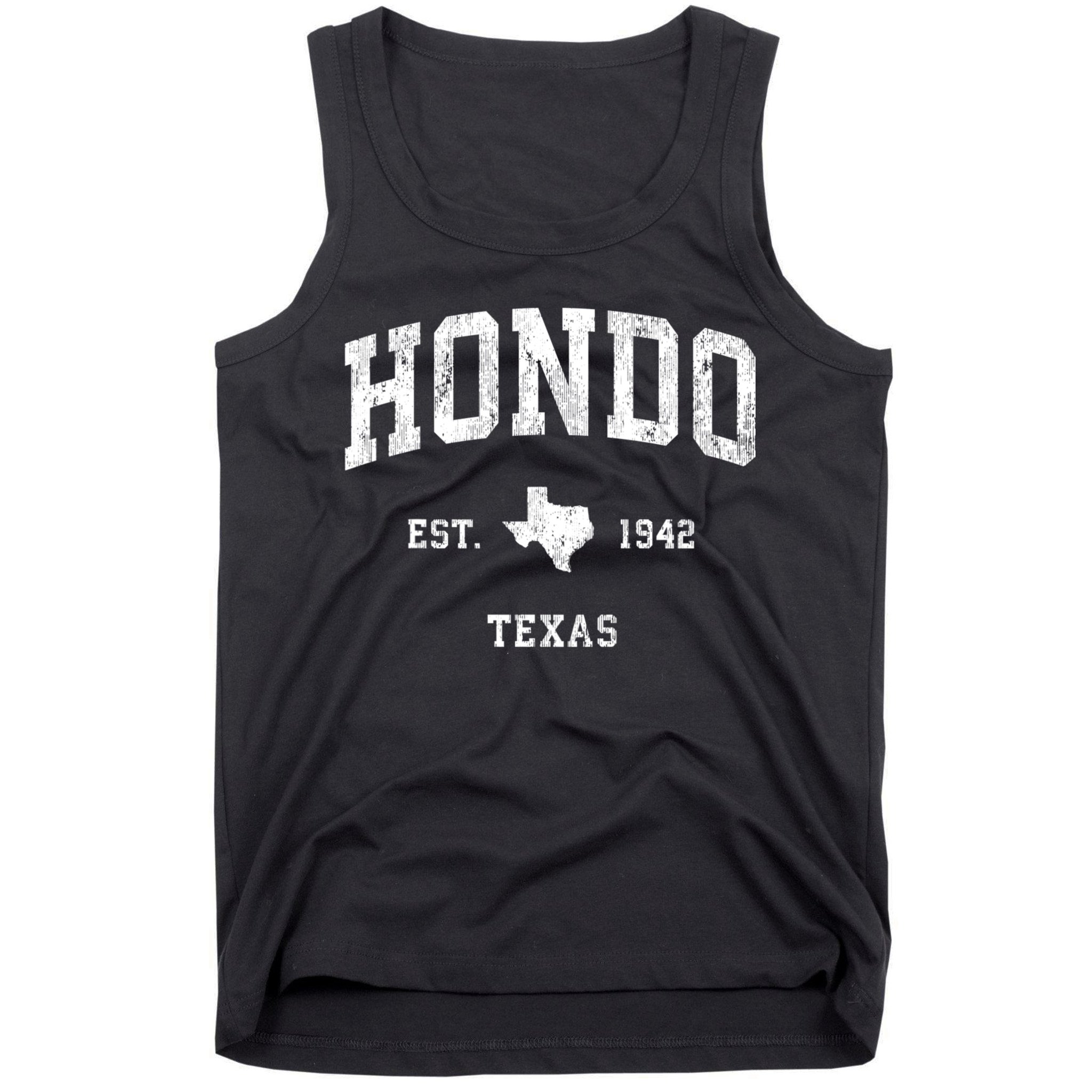 Hondo Texas Tx Vintage Athletic Tank Top