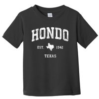 Hondo Texas Tx Vintage Athletic Toddler T-Shirt