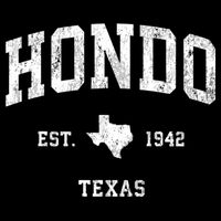 Hondo Texas Tx Vintage Athletic Womens T-Shirt
