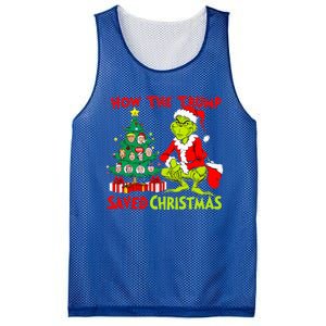 How The Trump Saved Christmas Trump Christmas 2024 Mesh Reversible Basketball Jersey Tank