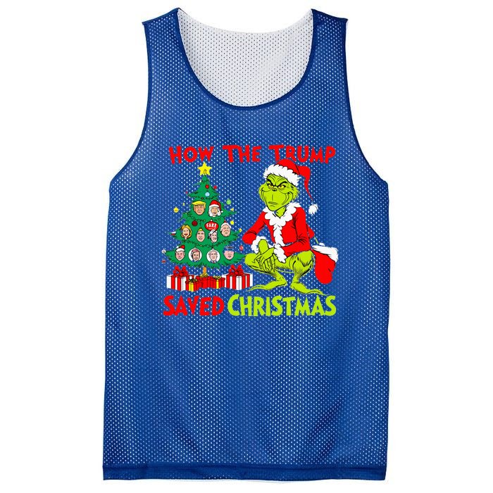 How The Trump Saved Christmas Trump Christmas 2024 Mesh Reversible Basketball Jersey Tank