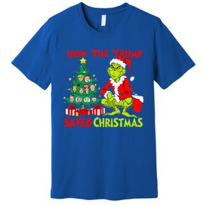 How The Trump Saved Christmas Trump Christmas 2024 Premium T-Shirt