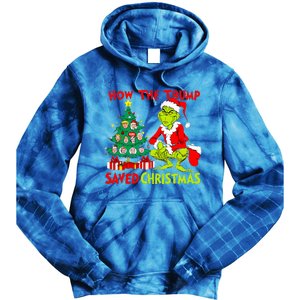 How The Trump Saved Christmas Trump Christmas 2024 Tie Dye Hoodie