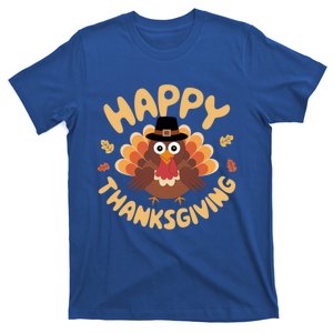 Happy Thanksgiving Turkey Day Family Dinner Thankful Turkey Meaningful Gift T-Shirt