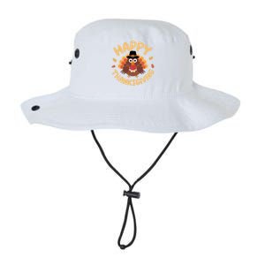 Happy Thanksgiving Turkey Day Family Dinner Thankful Turkey Meaningful Gift Legacy Cool Fit Booney Bucket Hat