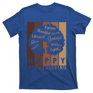 Happy Thanksgiving Thankful Blessings Thanksgiving Family Cute Gift T-Shirt