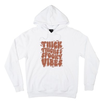 Halloween Thick Thighs Spooky Vibes Hoodie