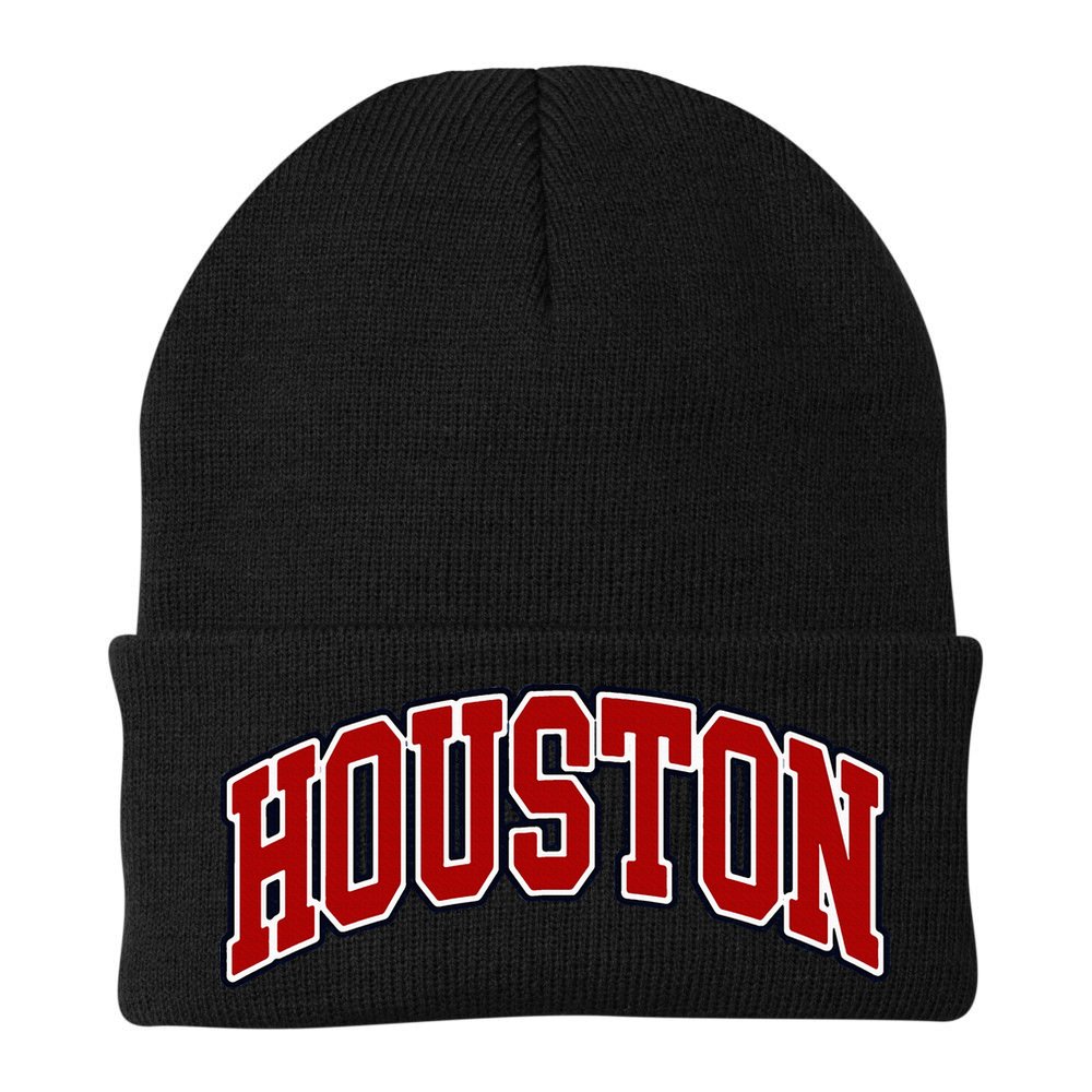 Houston Texas Throwback Design Print Htown Classic Beanie