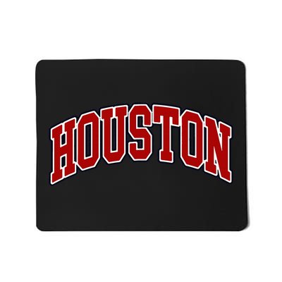Houston Texas Throwback Design Print Htown Classic Mousepad