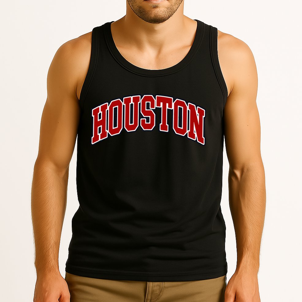 Houston Texas Throwback Design Print Htown Classic Tank Top