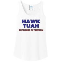 Hawk Tuah The Sound Of Freedom Ladies Essential Tank