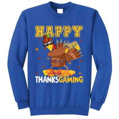 Happy Thanksgaming Thanksgiving Turkey Playing Video Game Gift Sweatshirt