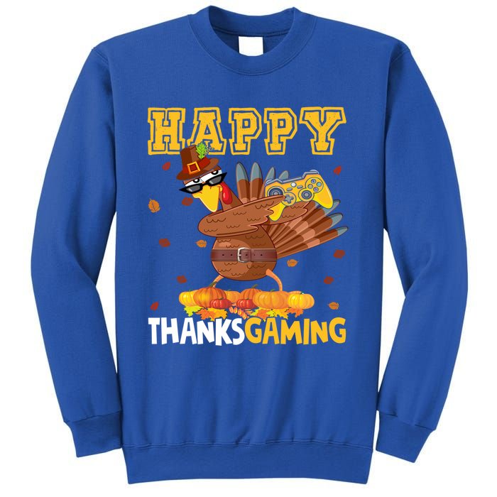 Happy Thanksgaming Thanksgiving Turkey Playing Video Game Gift Sweatshirt