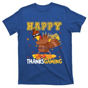 Happy Thanksgaming Thanksgiving Turkey Playing Video Game Gift T-Shirt