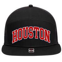 Houston Texas Throwback Design HTown Classic 7 Panel Mesh Trucker Snapback Hat