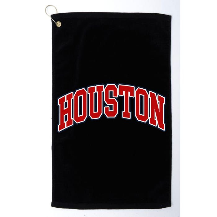Houston Texas Throwback Design HTown Classic Golf Towel