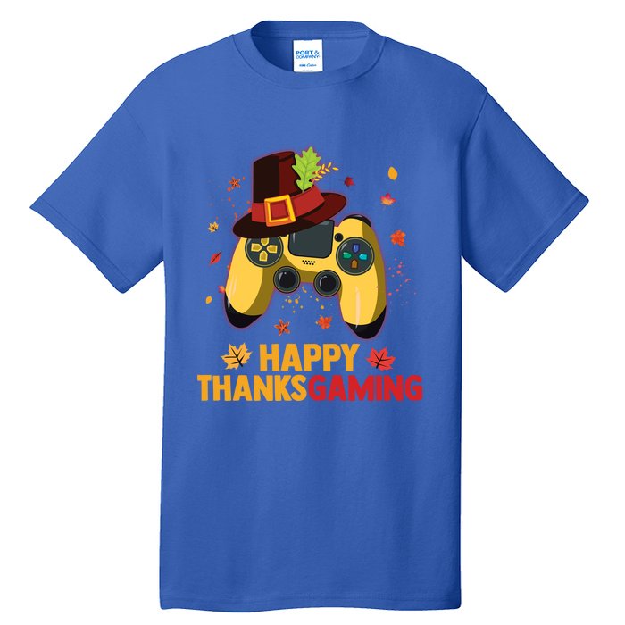 Happy Thanksgaming Thanksgiving Video Game Controller Gift Tall T-Shirt