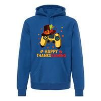 Happy Thanksgaming Thanksgiving Video Game Controller Gift Premium Hoodie