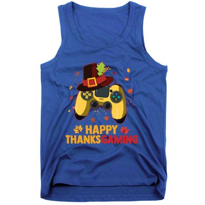 Happy Thanksgaming Thanksgiving Video Game Controller Gift Tank Top