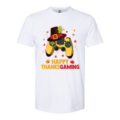 Happy Thanksgaming Thanksgiving Video Game Controller Gift Softstyle CVC T-Shirt