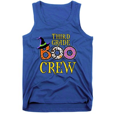 Halloween Teacher Third Grade Boo Crew Cute Gift Tank Top