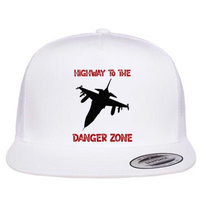 HIGHWAY TO THE DANGER ZONE Flat Bill Trucker Hat