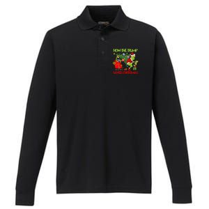 How The Trump Saved Christmas Performance Long Sleeve Polo