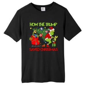 How The Trump Saved Christmas Tall Fusion ChromaSoft Performance T-Shirt