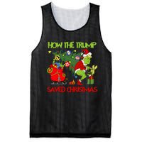 How The Trump Saved Christmas Mesh Reversible Basketball Jersey Tank