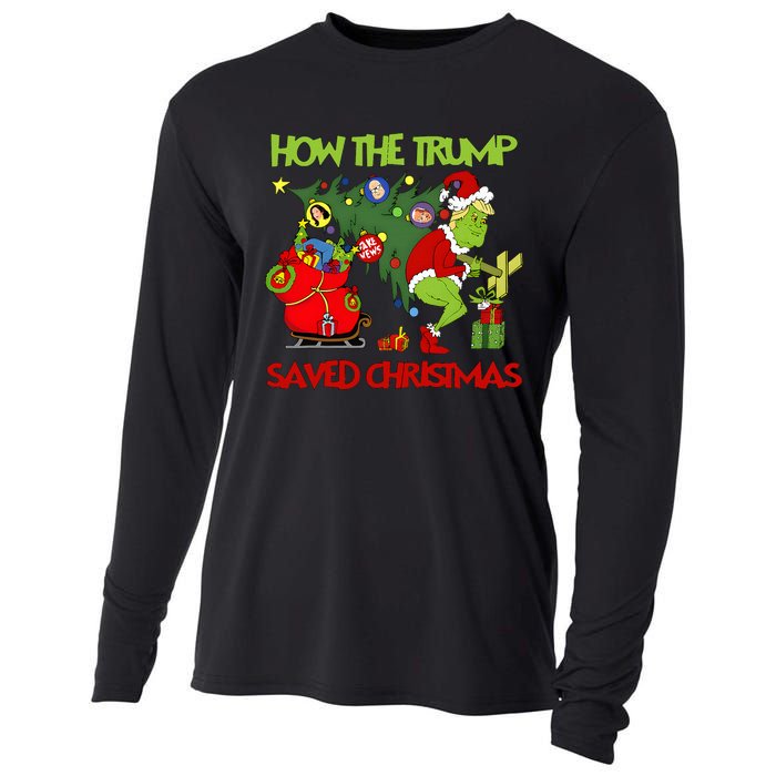 How The Trump Saved Christmas Cooling Performance Long Sleeve Crew