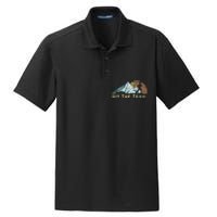 Hit The Trail Vintage Mountain Runner Retro Trail Running Dry Zone Grid Polo