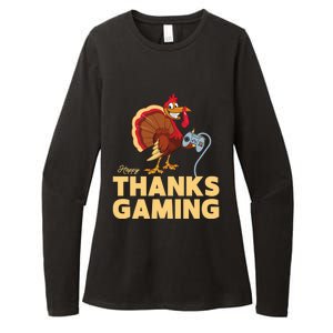 Happy Thanksgaming Thanksgiving Turkey Video Game Great Gift Womens CVC Long Sleeve Shirt