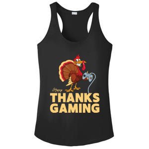 Happy Thanksgaming Thanksgiving Turkey Video Game Great Gift Ladies PosiCharge Competitor Racerback Tank