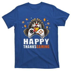 Happy Thanksgaming Thanksgiving Video Gamer Gaming Decor Funny Gift T-Shirt