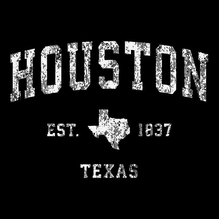Houston Texas Tx Vintage Athletic Sports Kids Hoodie