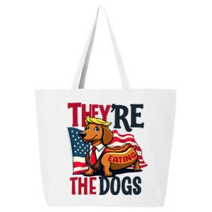 Humor Trump TheyRe Eating The Dogs Dachshund Weiner Hot Dog 25L Jumbo Tote