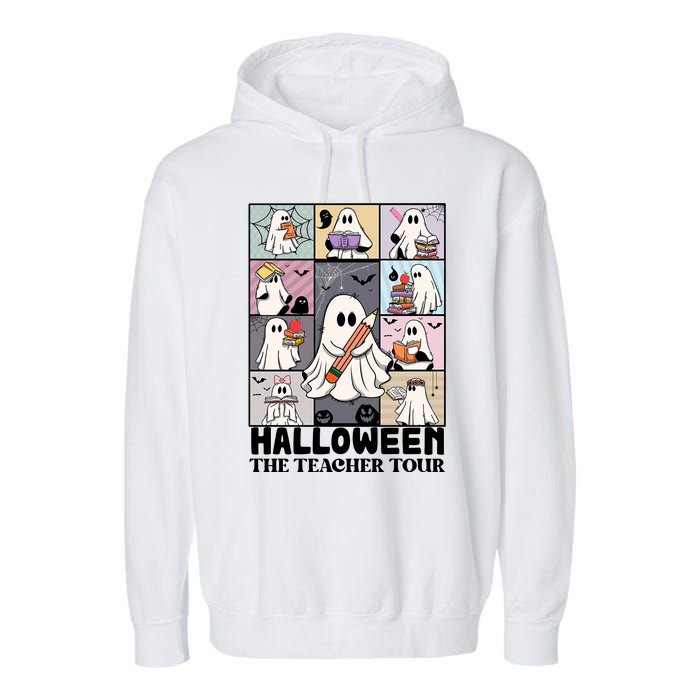 Halloween The Teacher Garment-Dyed Fleece Hoodie