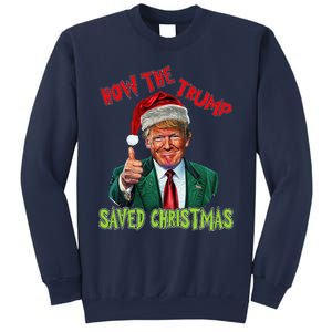 How The Trump Saved Christmas Funny Trump Christmas Sweatshirt