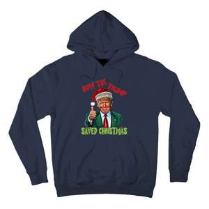 How The Trump Saved Christmas Funny Trump Christmas Tall Hoodie