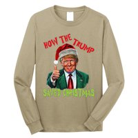 How The Trump Saved Christmas Funny Trump Christmas Long Sleeve Shirt