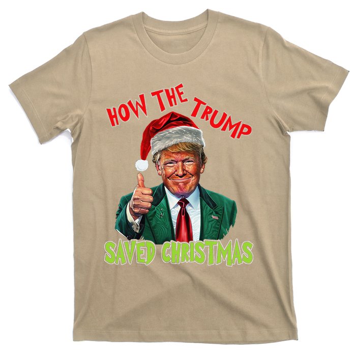 How The Trump Saved Christmas Funny Trump Christmas T-Shirt