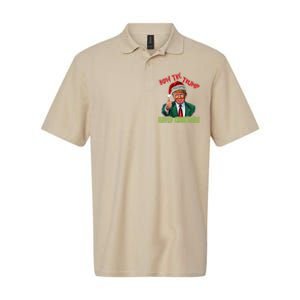 How The Trump Saved Christmas Funny Trump Christmas Softstyle Adult Sport Polo